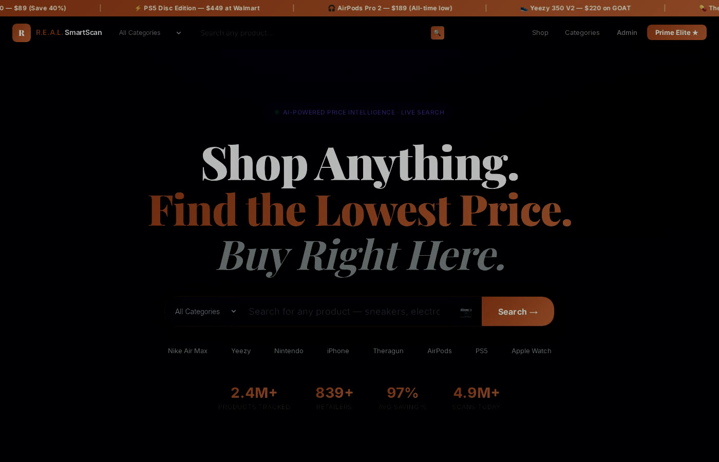 Real SmartScan website preview